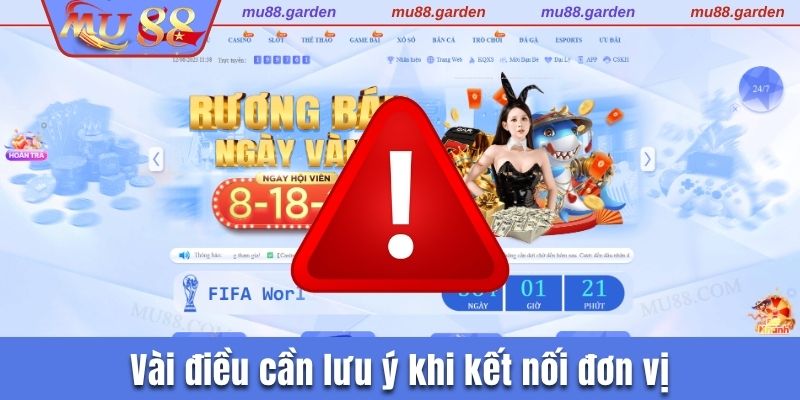 3 điều cần phải chú ý khi kết nối nhận hỗ trợ