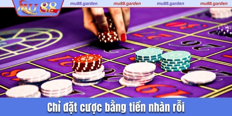 Chỉ đặt cược bằng tiền nhàn rỗi