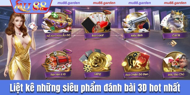 Liệt kê những siêu phẩm đánh bài hot nhất