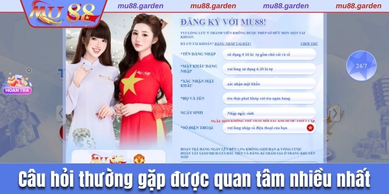 Nội dung câu hỏi thường gặp được quan tâm nhiều nhất
