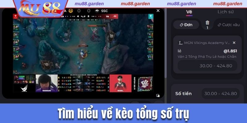 Tìm hiểu về kèo tổng số trụ