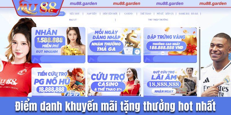 Điểm danh những khuyến mãi tặng thưởng hot nhất