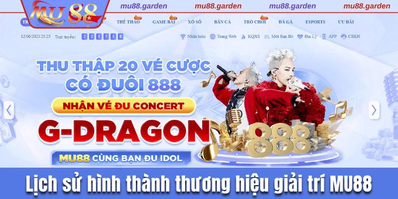 Lịch sử hình thành thương hiệu giải trí MU88